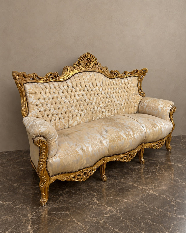 Gilt French-Style Sofa for Restoration