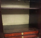 Bronze-Mounted Cabinet on Cabriole Legs — original alternate view and condition details on white
