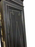 Renaissance-Style Ebonised Display Cabinet — original alternate view and condition details on white
