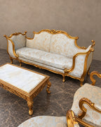Gilt Baroque-Style Salon Suite in a styled setting