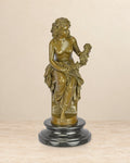 Bacchante Bronze Sculpture — front view