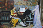 La Copla by M. Ruiz Rubio, Framed Chromolithograph — detail view 9