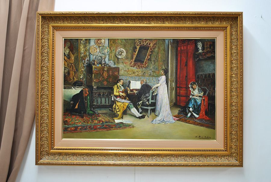La Copla by M. Ruiz Rubio, Framed Chromolithograph — main view