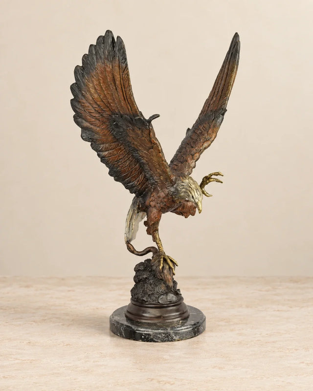 Eagle Catching Prey