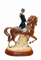 Rex Porcelain Horse and Sidesaddle Rider — detail view 9