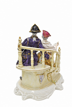 Galos Sauthier Collection Masquerade Porcelain Group — detail view 7