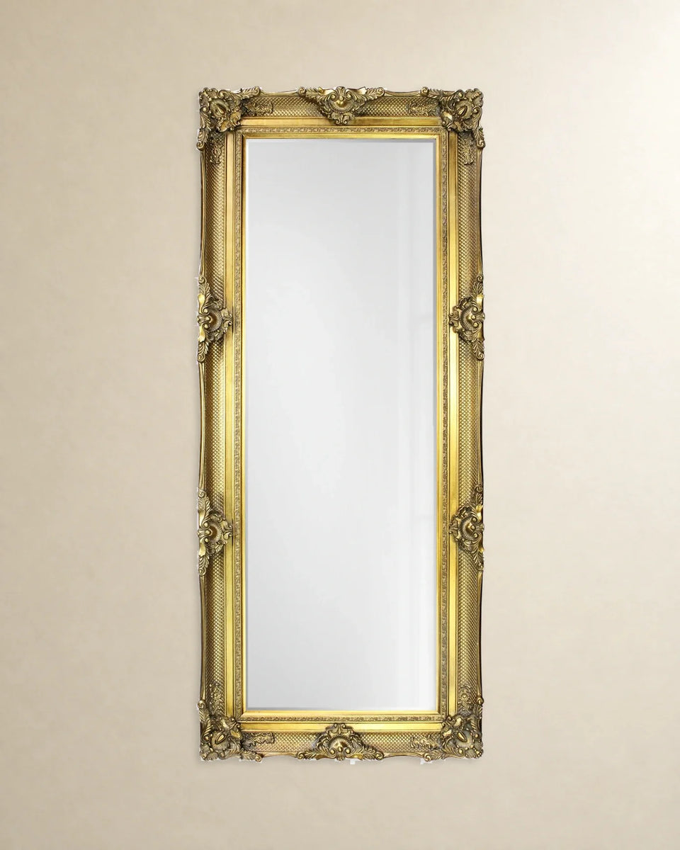 Floral Crest Wall Mirror