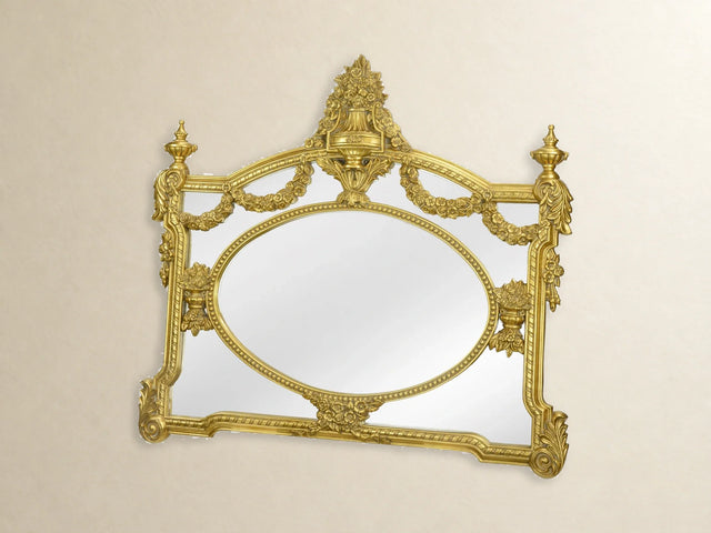 Garland Crest Overmantel Mirror