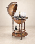 Giunone Globe Bar, Antique Brown
