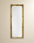 Gold-Tone Tall Wall Mirror