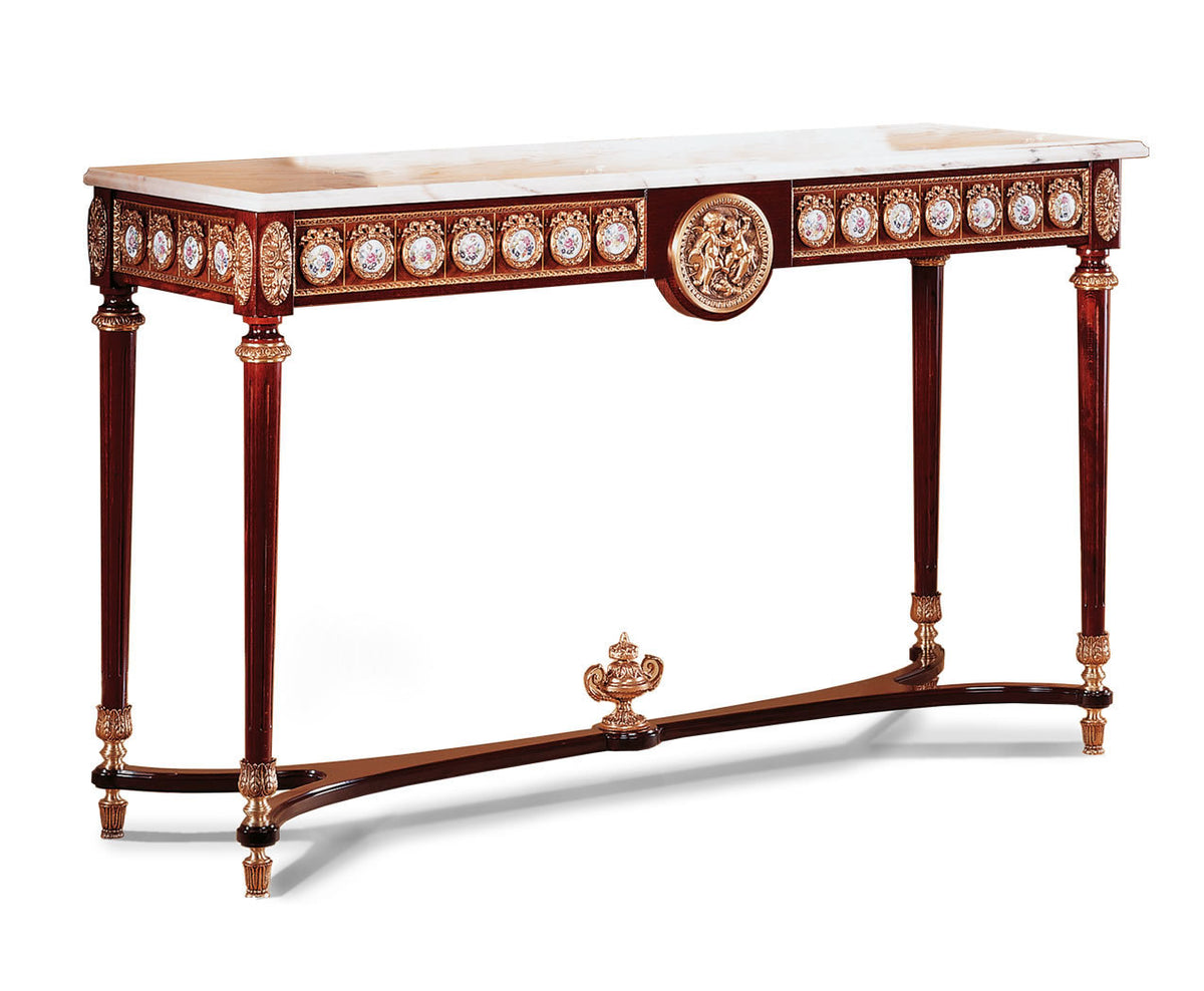Oval Medallion Console on a white background.