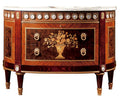 Floral Medallion Chest of Drawers on a white background.