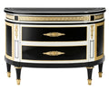 Wellington Two-Drawer Chest — Contrasting Finish on a white background.