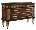 Bordeaux Two-Drawer Chest on a white background.