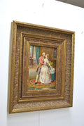 The Waltz, Oil on Copper Signed Lambert — main view
