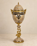 Ornamental Porcelain Egg Urn