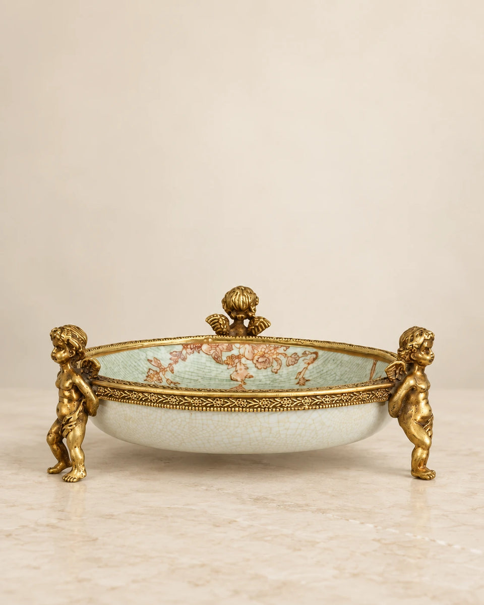 Pale Green Porcelain Trinket Dish