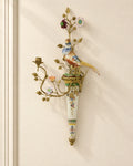 Porcelain Bird Wall Candle Holder