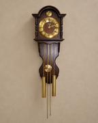Pontina Wooden Wall Clock with Tempus Fugit Dial — main view