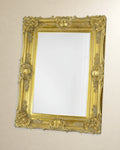 Rocaille Frame Wall Mirror — Gold tone, 60 × 90 cm