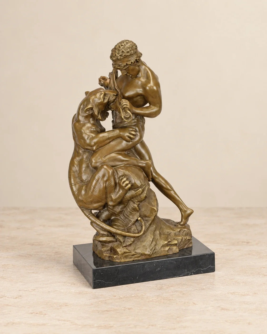 The Struggle for Life Bronze Sculpture — front view
