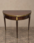 Louis XVI-Style Demi-Lune Folding Games Table — main view