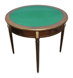 Louis XVI-Style Demi-Lune Folding Games Table — alternative view or condition detail