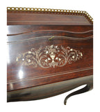 Rosewood Secretaire with Mother-of-Pearl Inlay — alternative view or condition detail