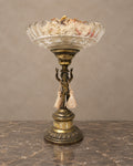 Gilt-Bronze Cherub Centrepiece with Cut Crystal Bowl — main view