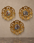 Set of Three Gilt-Bronze and Porcelain Wall Plaques — main view