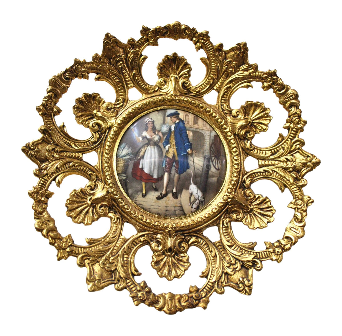 Set of Three Gilt-Bronze and Porcelain Wall Plaques — alternative view or condition detail