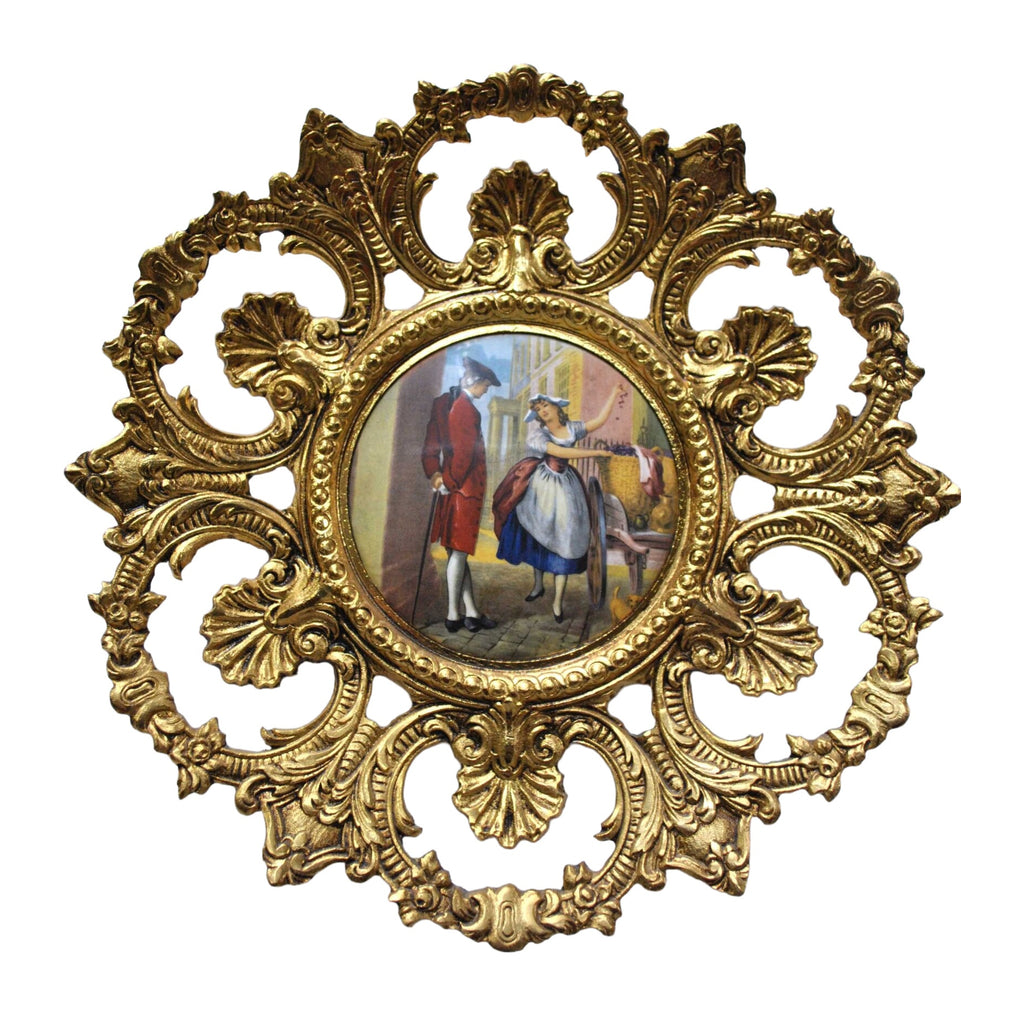 Set of Three Gilt-Bronze and Porcelain Wall Plaques — alternative view or condition detail