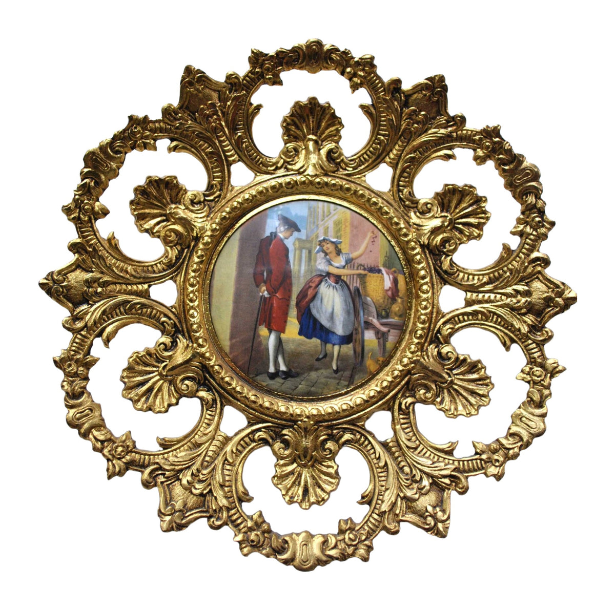 Set of Three Gilt-Bronze and Porcelain Wall Plaques — alternative view or condition detail