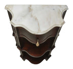 Mahogany Console with Shaped Marble Top — alternative view or condition detail