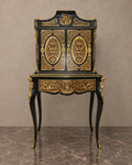 Napoleon III-Style Ebonized Cabinet Desk — main view