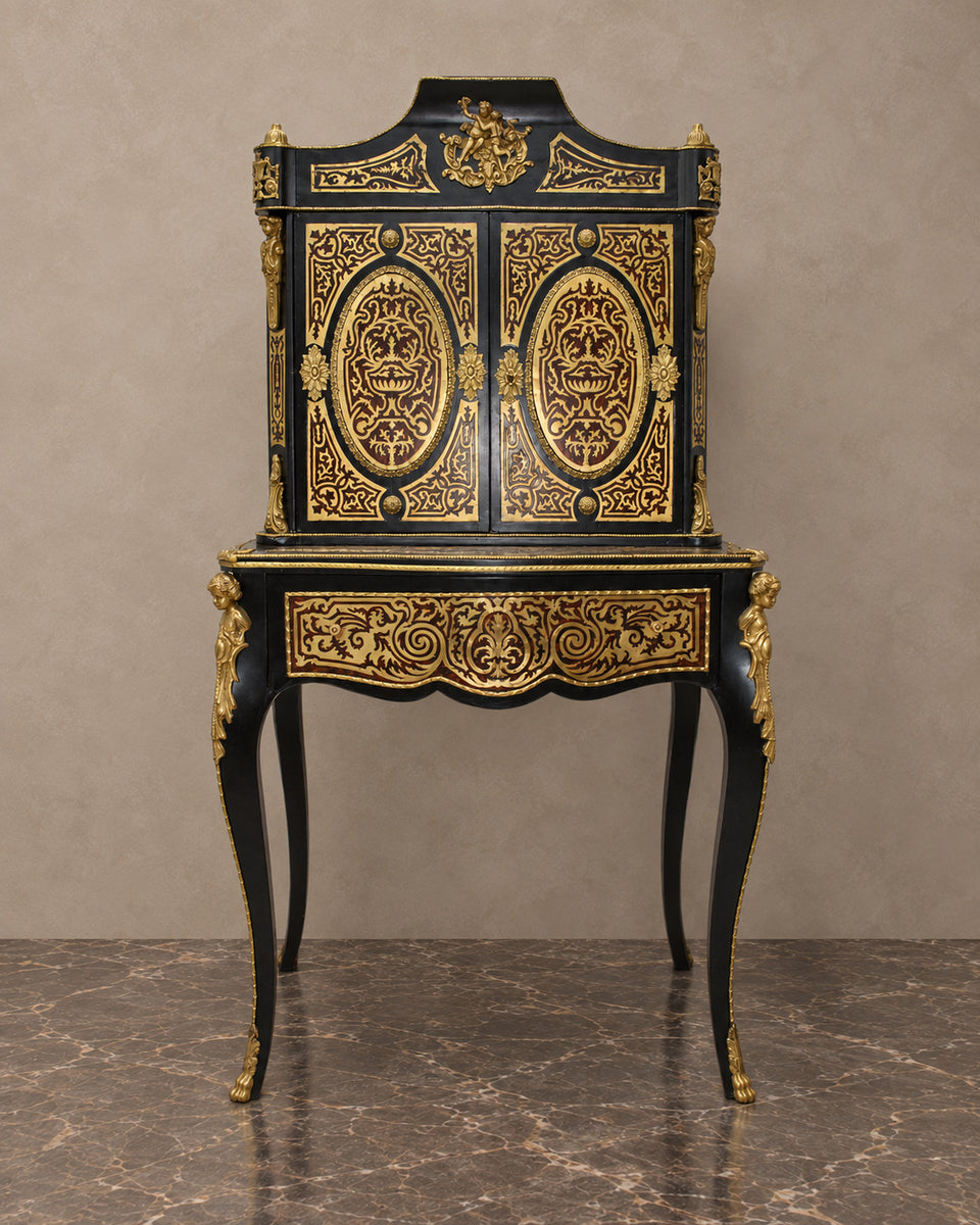 Ebonisierter Schreibschrank im Napoleon-III-Stil