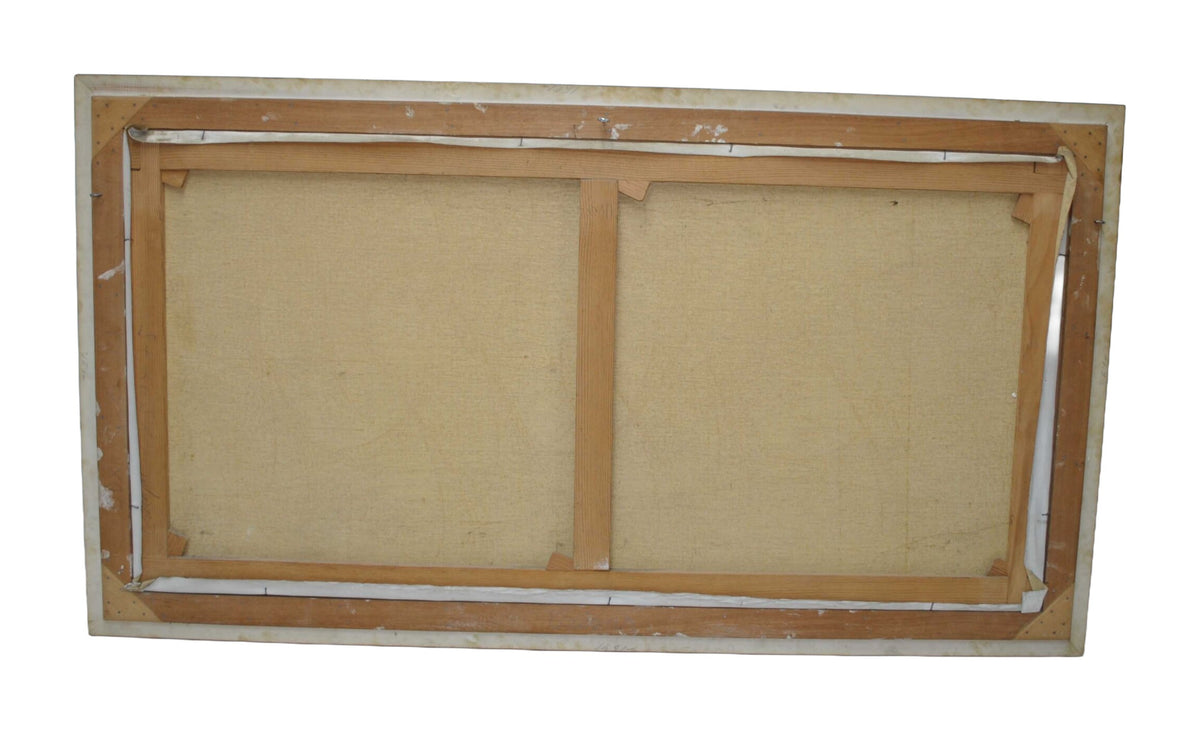 River Landscape Oil Painting in an Ornate Gilt Frame — alternative view or condition detail
