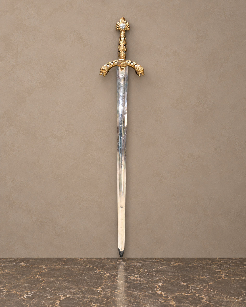Spanish Decorative Sword with Lion-Head Guard — main view