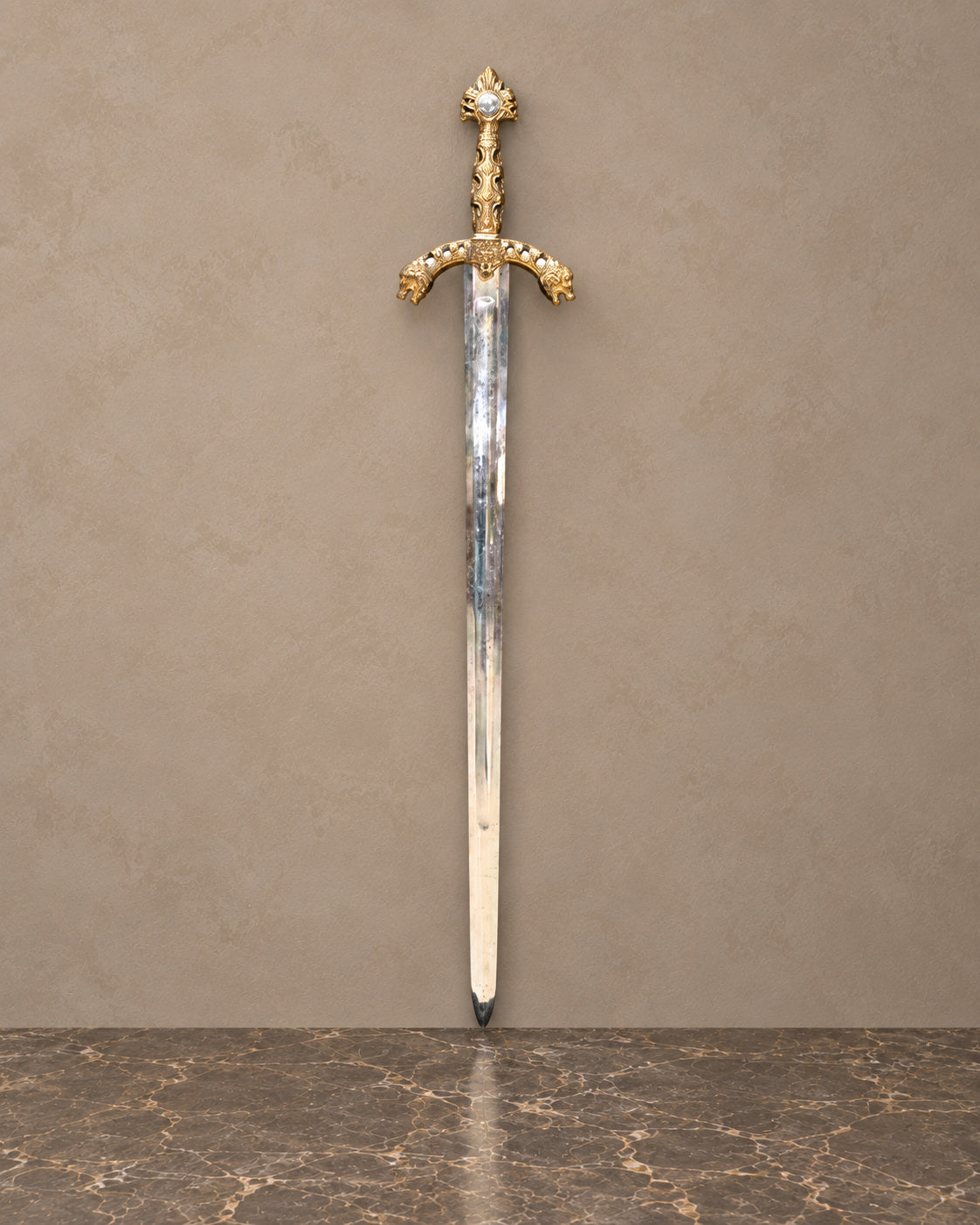 Spanish Decorative Sword with Lion-Head Guard — main view