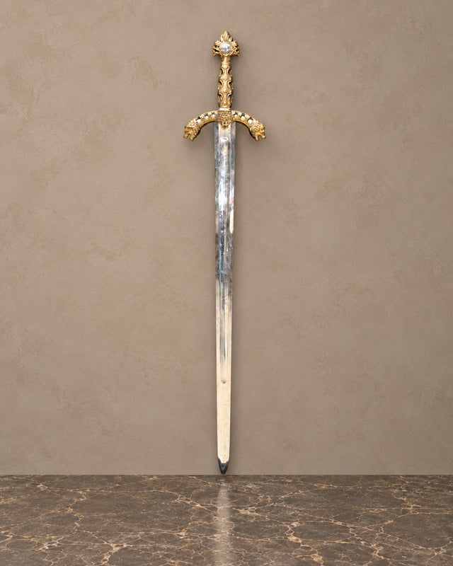 Spanish Decorative Sword with Lion-Head Guard