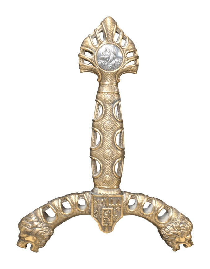 Spanish Decorative Sword with Lion-Head Guard — alternative view or condition detail