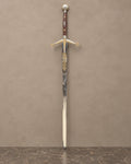 Spanish Decorative Sword with Wood-Finish Hilt — main view