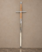 Spanish Decorative Sword with Suede-Wrapped Grip — main view