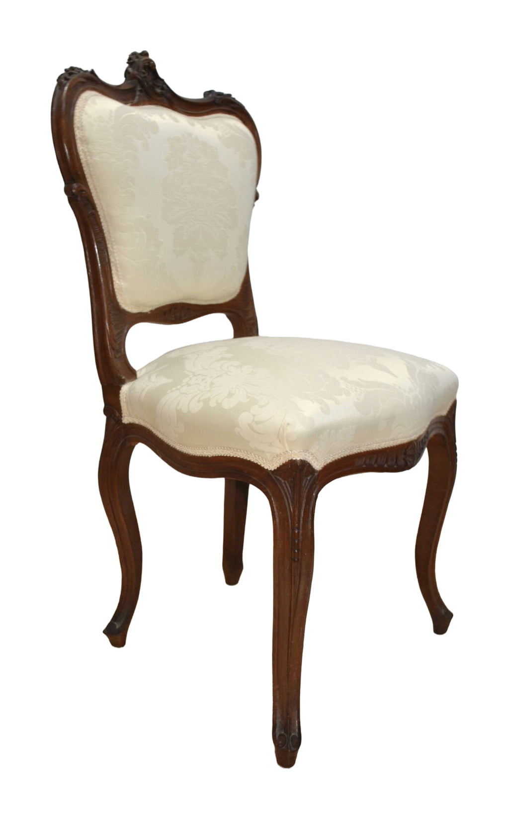 Set of Six Louis XV-Style Carved Dining Chairs — alternative view or condition detail