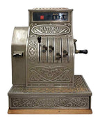 National Cast-Iron Cash Register with Wooden Cash Drawer — alternative view or detail