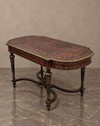 Napoleon III-Style Marquetry Writing Table — main view
