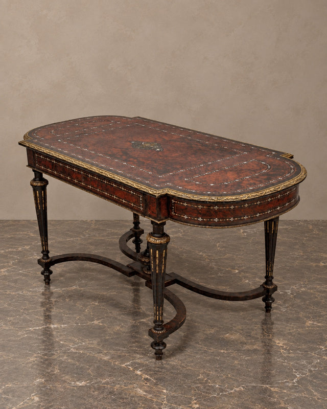 Napoleon III-Style Marquetry Writing Table