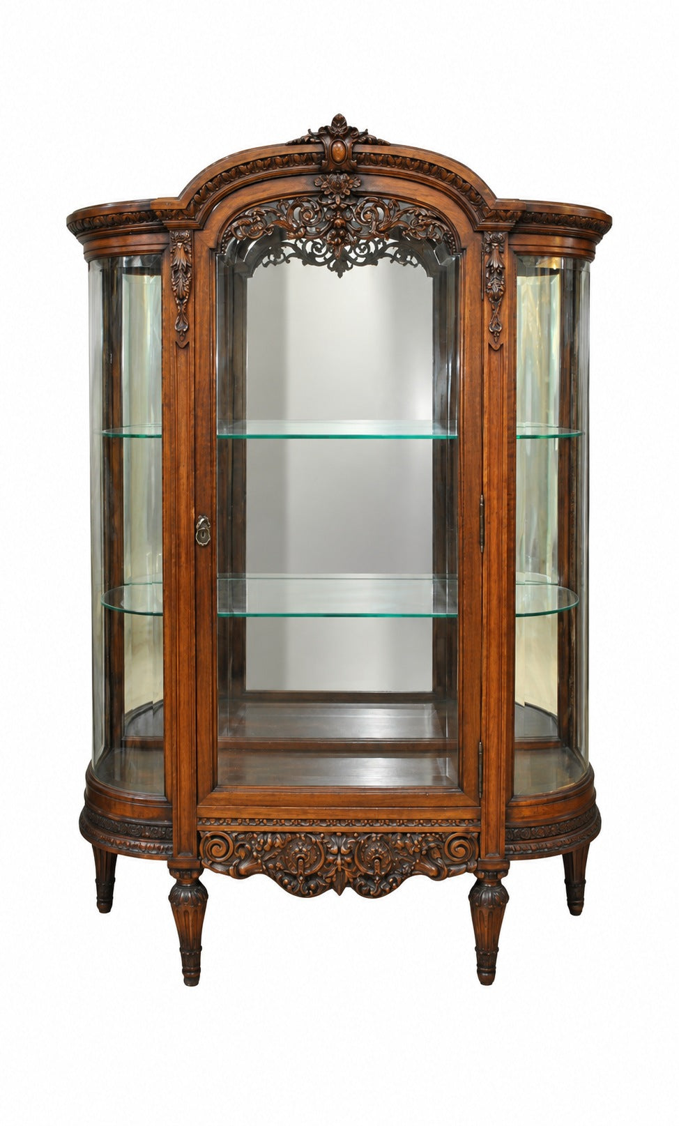 Carved Oak Dining Suite with Marble-Top Sideboard — original detail view 4