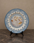 Alcora Ceramic Plate with Cherub Scene — styled main view