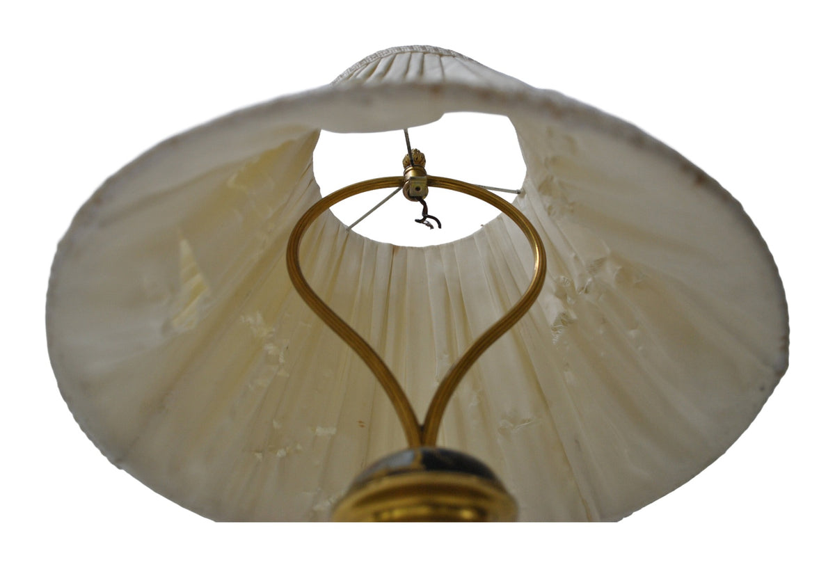 Romantic-Scene Porcelain Table Lamp — original detail view 2